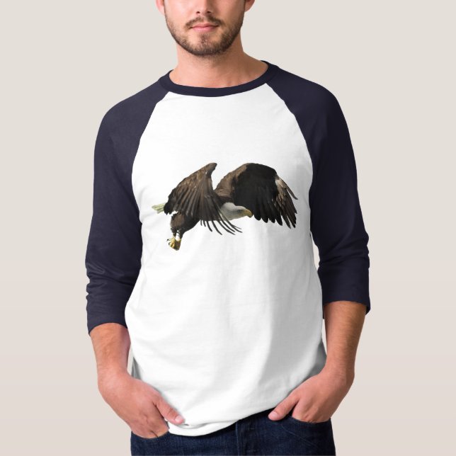 AMERIKANISCHER BALD-EAGLE-Serie T-Shirt (Vorderseite)