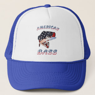 Amerikanischer Bass-Hut Truckerkappe