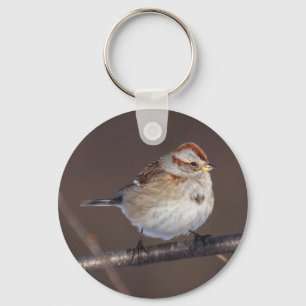 Amerikanischer Baum-Spatz Schlüsselanhänger