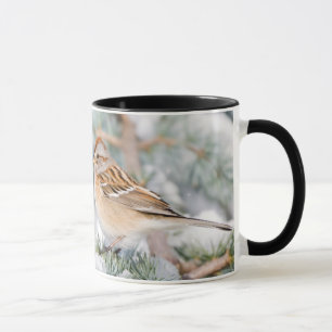 Amerikanischer Baumammer im Winter Tasse