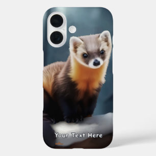 Amerikanischer Baummarder iPhone 16 Hülle
