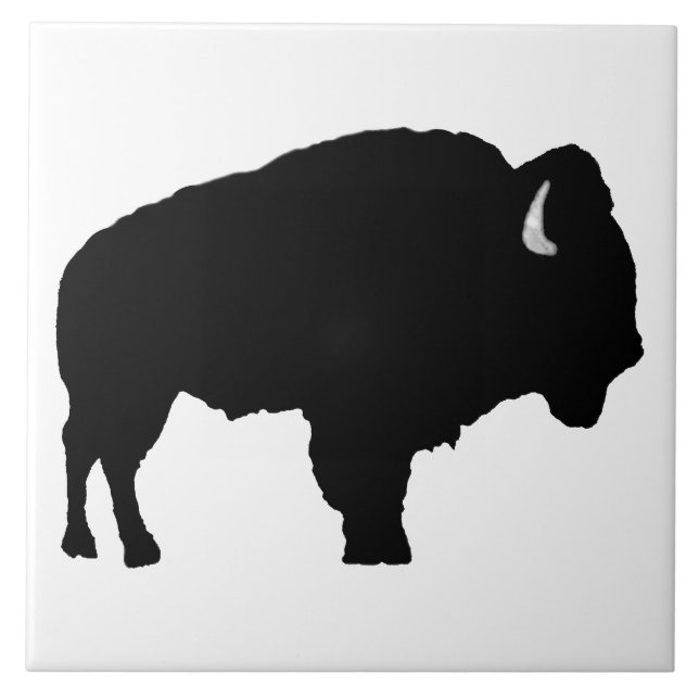 Amerikanischer Bison Fliese (Vorderseite)
