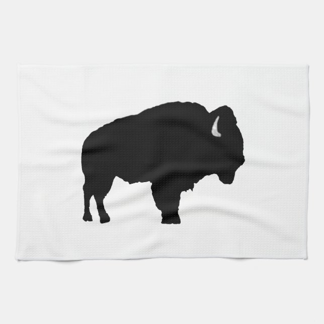 Amerikanischer Bison Geschirrtuch (Horizontal)
