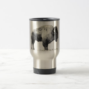 Amerikanischer Bison Reisebecher