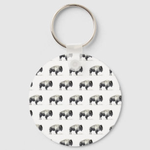 Amerikanischer Bison Schlüsselanhänger