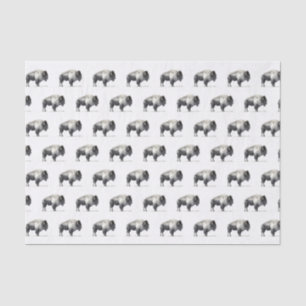 Amerikanischer Bison Seidenpapier