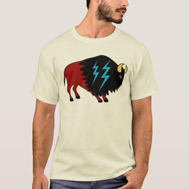 Amerikanischer Bison T-Shirt (Vorderseite)