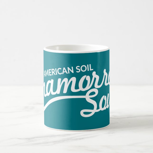 Amerikanischer Boden, Chamorro Soul-Kaffee-Tasse Kaffeetasse (Mittel)
