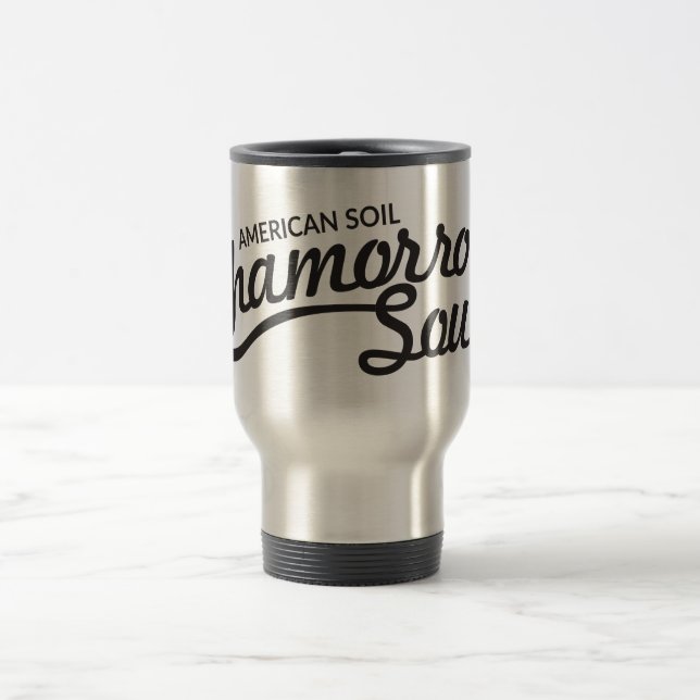 Amerikanischer Boden, Chamorro Soul-Reise-Tasse Reisebecher (Mittel)