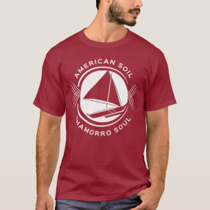 Amerikanischer Boden, der T - Shirt der Chamorro