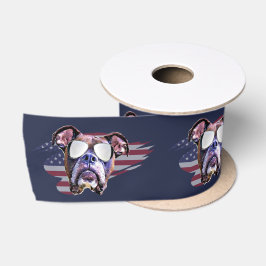 Amerikanischer Boxerhund 3" Satinband