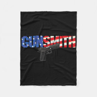 Amerikanischer Büchsenmacher Patriot USA-Flagge Re Fleecedecke