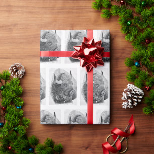 Amerikanischer Büffel Geschenkpapier