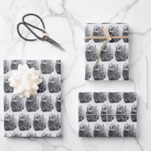 Amerikanischer Büffel Geschenkpapier Set