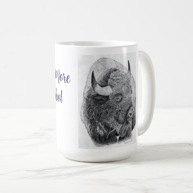 Amerikanischer Büffel Kaffeetasse (VorderseiteRechts)