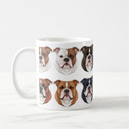 Amerikanischer Bulldogge gemustert Kaffeetasse