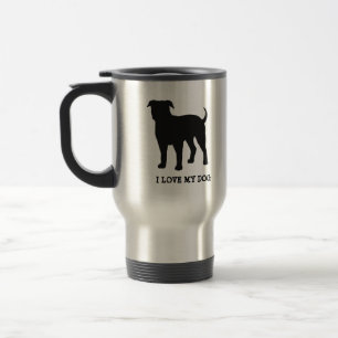 Amerikanischer Bulldogge Reisebecher
