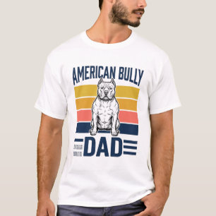 Amerikanischer Bully-Vater Vintage-Hundefreund-Shi T-Shirt