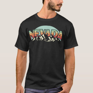 Amerikanischer Bundesstaat Nevada - Vintage Berg N T-Shirt