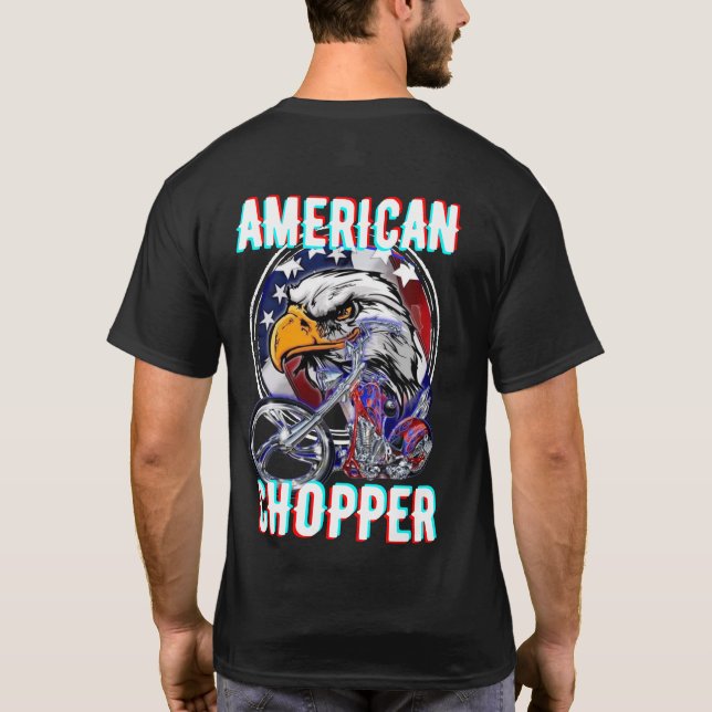 amerikanischer Chopper T-Shirt (Rückseite)