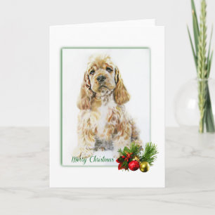 Amerikanischer Cocker Spaniel Karte