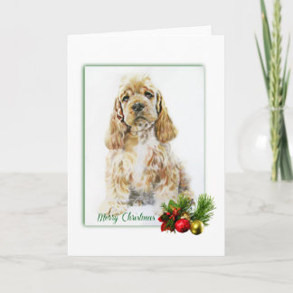 Amerikanischer Cocker Spaniel Karte