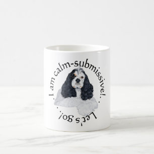 Amerikanischer Cocker Spaniel Ruhig Unterwürfig Kaffeetasse