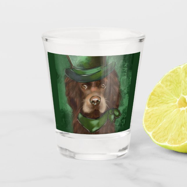 Amerikanischer Cocker Spaniel  Schnapsglas (Vorderseite)