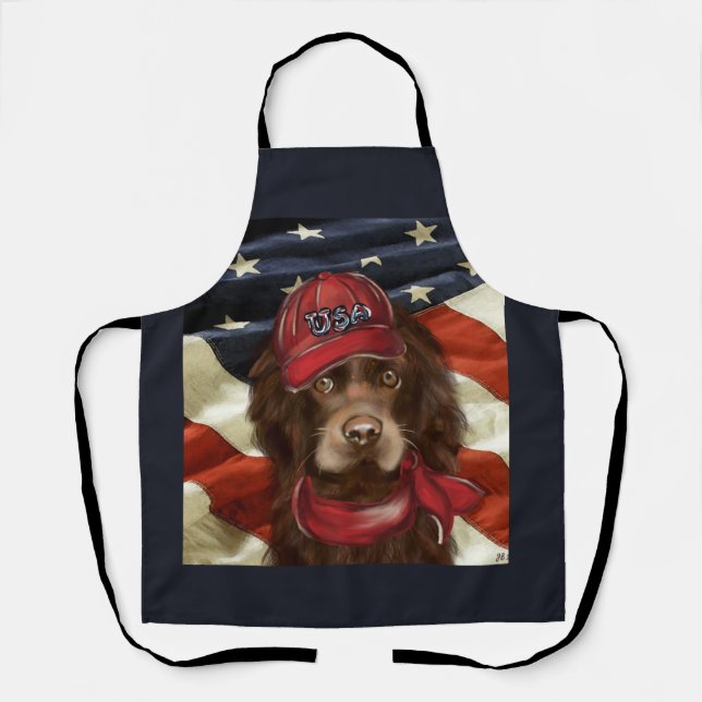 Amerikanischer Cocker Spaniel  Schürze (Vorderseite)