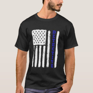 Amerikanischer Detektiv Blau Cope Überraschung Vin T-Shirt