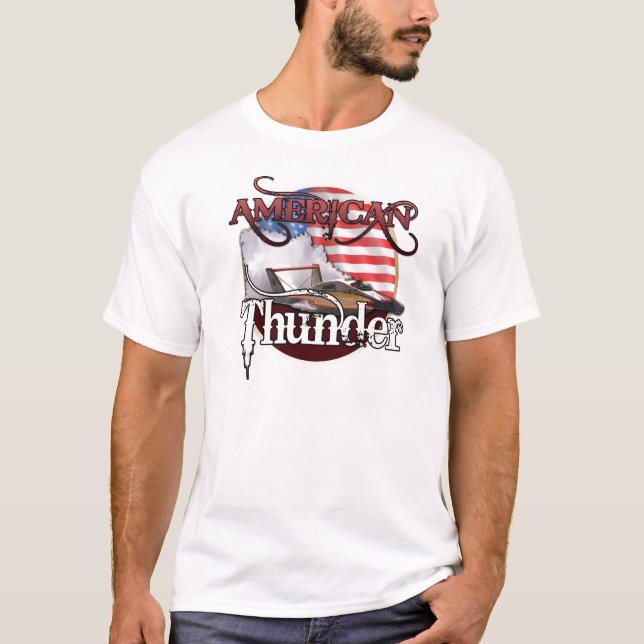 Amerikanischer Donnerhydroplane-T - Shirt (Vorderseite)
