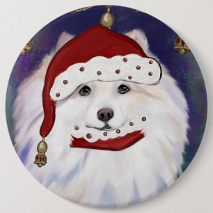 Amerikanischer Eskimo-Hund Button