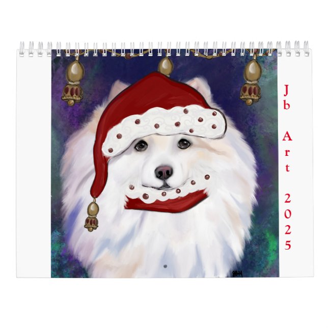 AMERIKANISCHER ESKIMO-HUND KALENDER (Rückseite)
