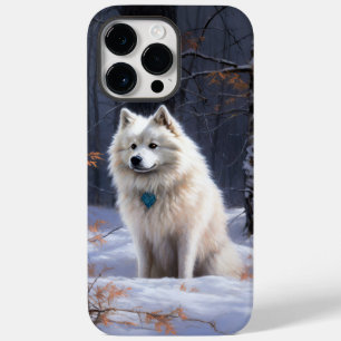 Amerikanischer Eskimo Lass es schneien Weihnachten Case-Mate iPhone 14 Pro Max Hülle