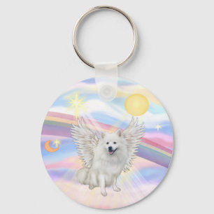Amerikanischer Eskimo Spitz Schlüsselanhänger