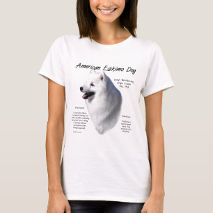 Amerikanischer Eskimohundegeschichtsentwurf T-Shirt