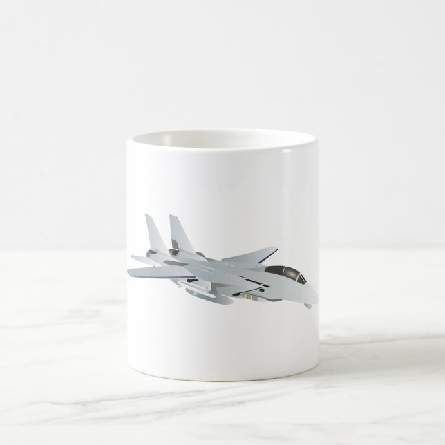 Amerikanischer F-14-Jet-Kämpfer Kaffeetasse (Mittel)