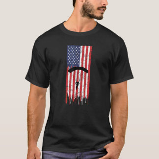 Amerikanischer Fallschirmspringer Fallschirm Sprin T-Shirt