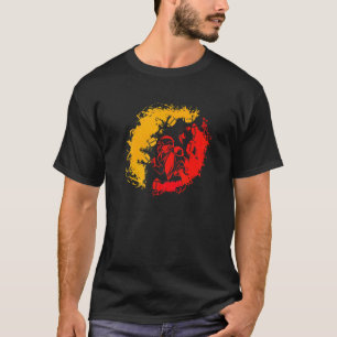 Amerikanischer Fantasy-Footballspieler Sportfarbe T-Shirt