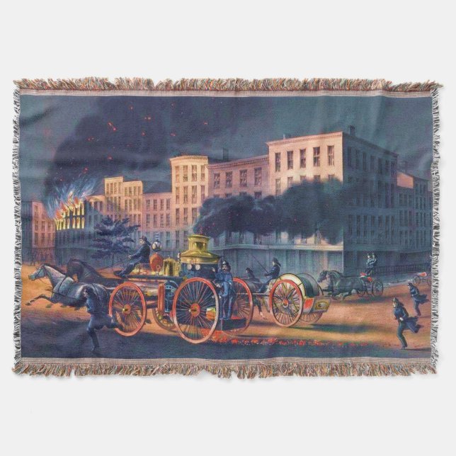 Amerikanischer Feuerwehrmann Decke (Vorderseite)