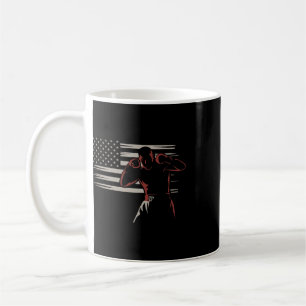 Amerikanischer Flagge Boxer Vintage Stil Boxen Ent Kaffeetasse