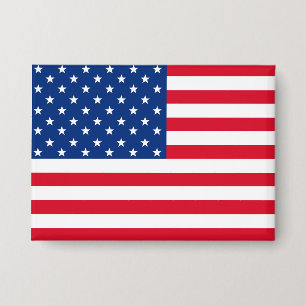 Amerikanischer-Flagge-Button Button