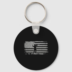 Amerikanischer Flagge Shuttle Badminton Schlüsselanhänger
