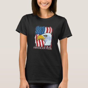 Amerikanischer Flaggen Adler-Mullet 4. Juli Merica T-Shirt
