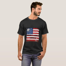 Amerikanischer Flaggen-Adler-T-Shirt