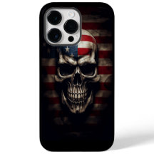 Amerikanischer Flaggen-Schädel 