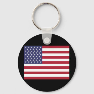 Amerikanischer Flaggen-Schlüsselanhänger Schlüsselanhänger