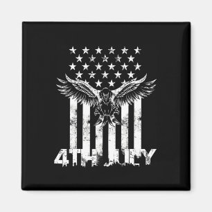 Amerikanischer Flaggenadler 4. Juli Unabhängigkeit Magnet