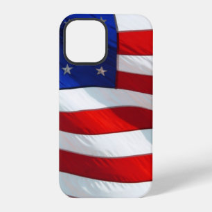 Amerikanischer Flaggenpatriotismus iPhone 12 Pro Hülle