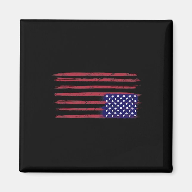 Amerikanischer Flaggenwiderstand Magnet (Vorne)